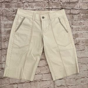 Switch USA Detailed cream shorts size 25/S